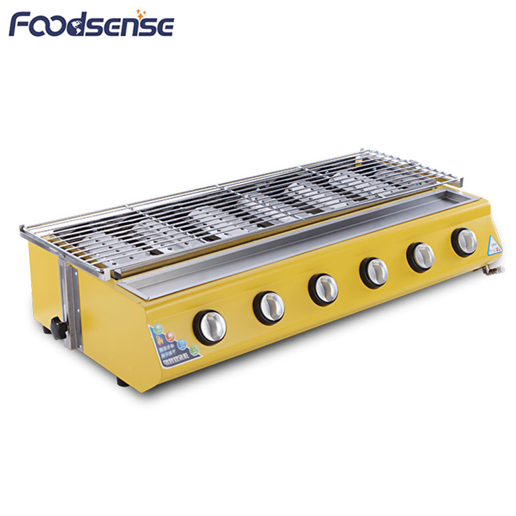 China Factory Supplier CE Certification Stainless Steel Portable Gas BBQ Grill Machine