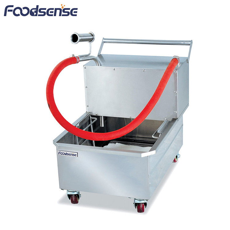 CE Certificate  0.37KW Cooking Oil Filtering Machines,Shortenin Filer Cart