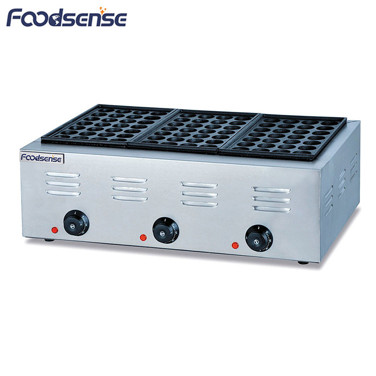 Guangdong Supplier Electric 3-Head Octopus Ball Machine,Automatic Takoyaki Machine