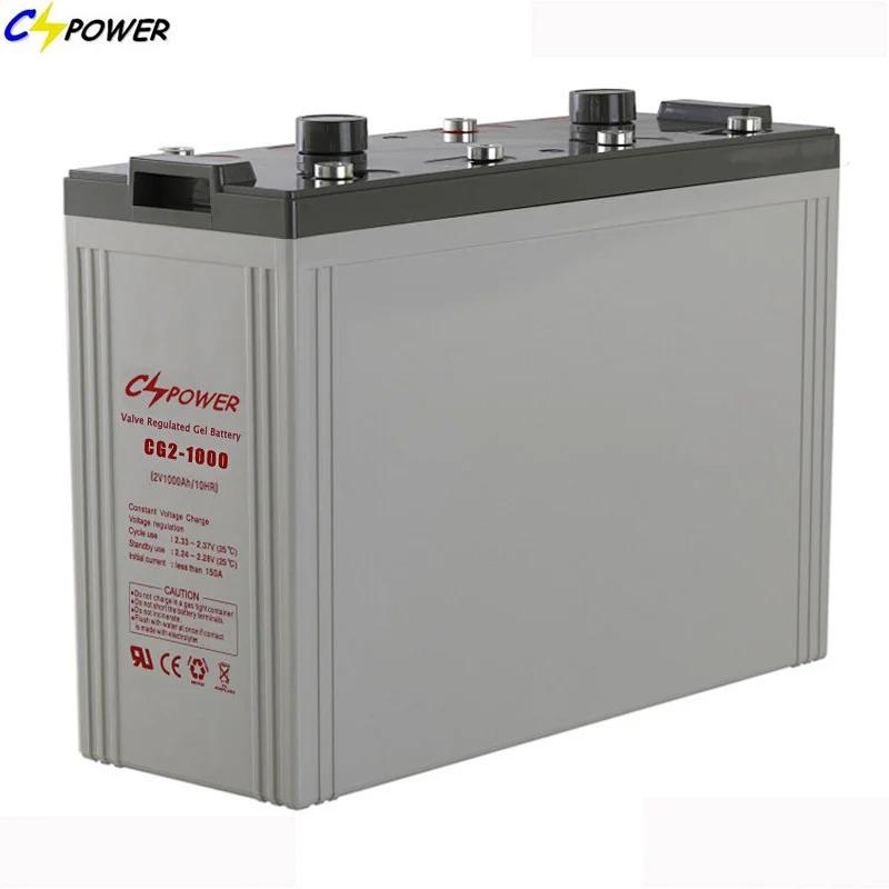 Rechargeable 2v 2500ah Deep Cycle Gel Solar Cell Energy Storage Battery