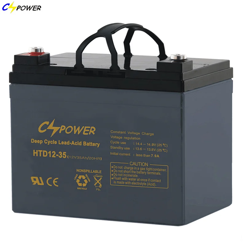 China 12v ups batteries Deep cycle agm supplier 35Ah