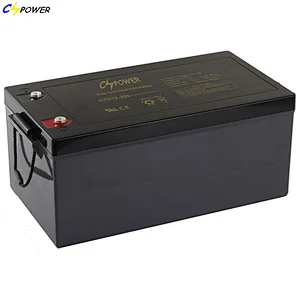 Deep Cycle VRLA AGM 250Ah 12V Rechargeable Battery for Solar Panel