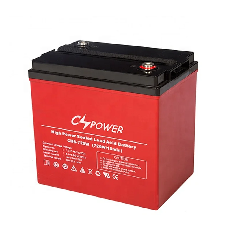 high Rate Discharge Battery VRLA AGM Battery CH6-720W 6V 180Ah