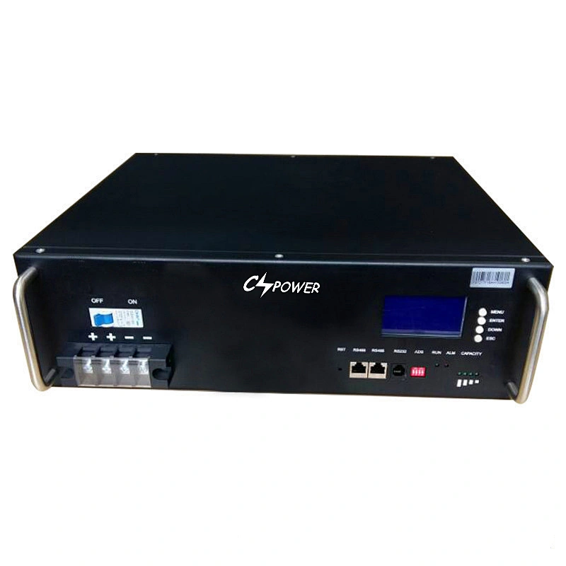 19Inch Rack Rechargeable BMS 24V 100Ah Lifepo4 Battery Pack