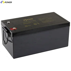 CE , IEC , ISO Certificate High Pure Lead AGM Solar Battery 12V 300Ah