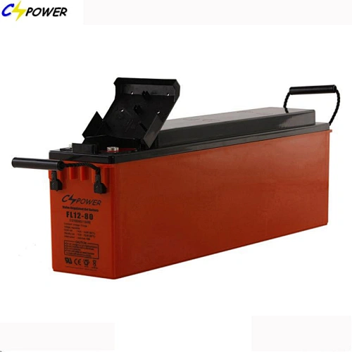 Front Terminal 12V Front Access VRLA Lead Acid 80Ah AGM Battery