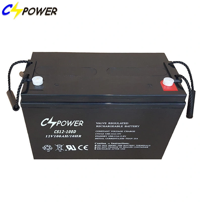 12V 100AH BATTERY FOR SOLAR WIND DEEP CYCLE VRLA -CSPOWER Battery