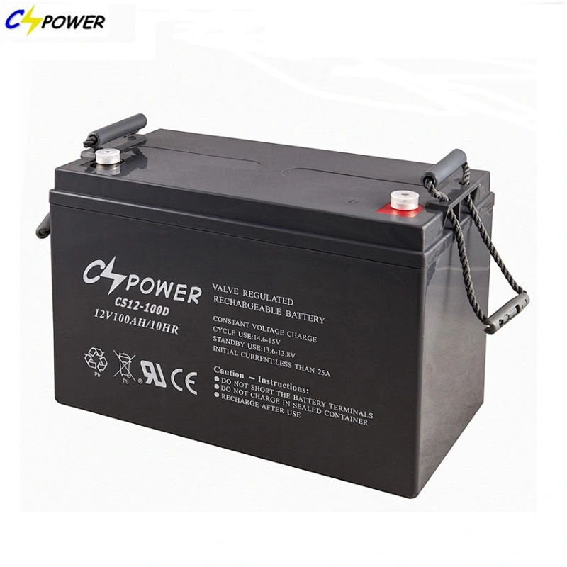 12V 100AH BATTERY FOR SOLAR WIND DEEP CYCLE VRLA -CSPOWER Battery