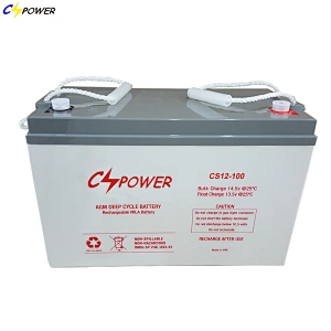 12V 100AH BATTERY FOR SOLAR WIND DEEP CYCLE VRLA -CSPOWER Battery