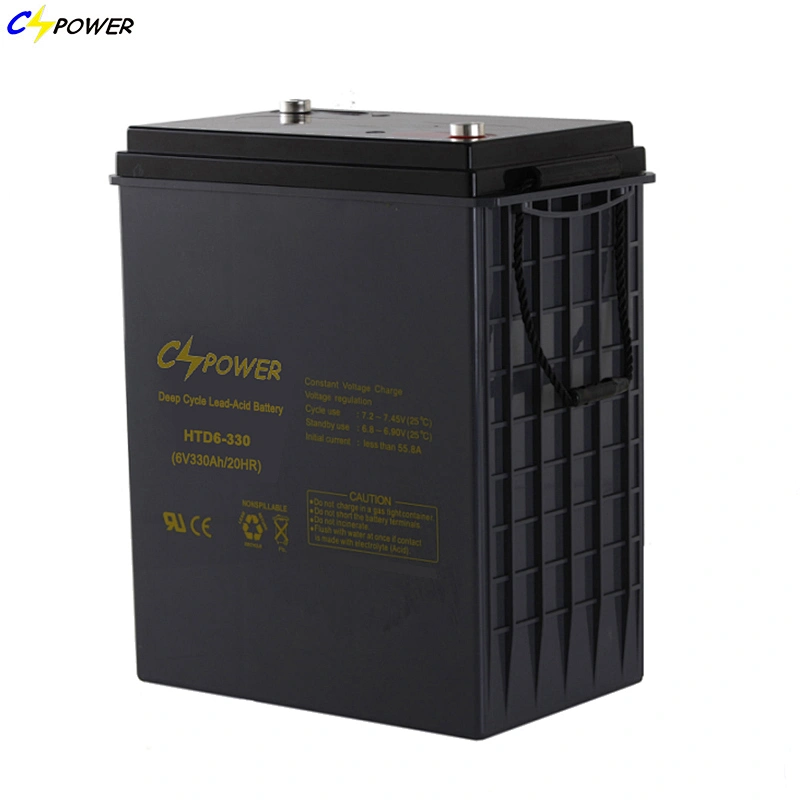 Deep Cycle AGM Bateria Sealed Motive Battery 220Ah 6V Heavy Duty Battery