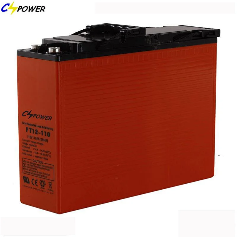 12V 110ah Front Terminal AGM High Quality Rechargeable Batteries for UPS Telecom