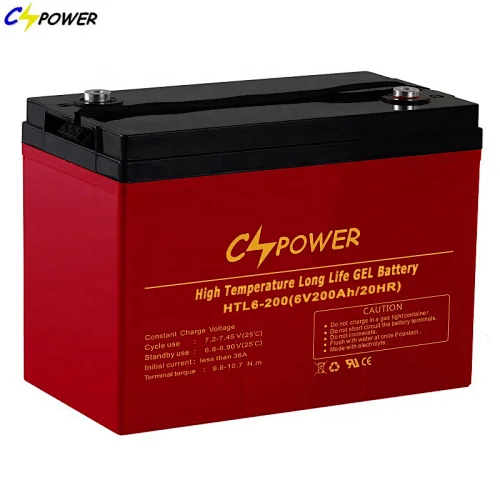 6V 220Ah Deep Cycle Storage GEL Battery for Solar System