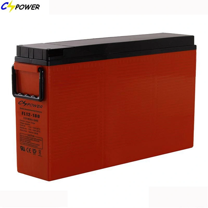 Rechargeable 12V 180Ah Front Terminal Telecom Batteries for Solar UPS