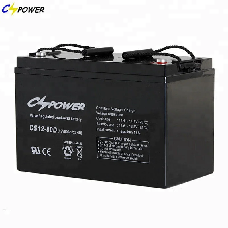 80AH 12V AGM Deep Cycle Battery CS12-80