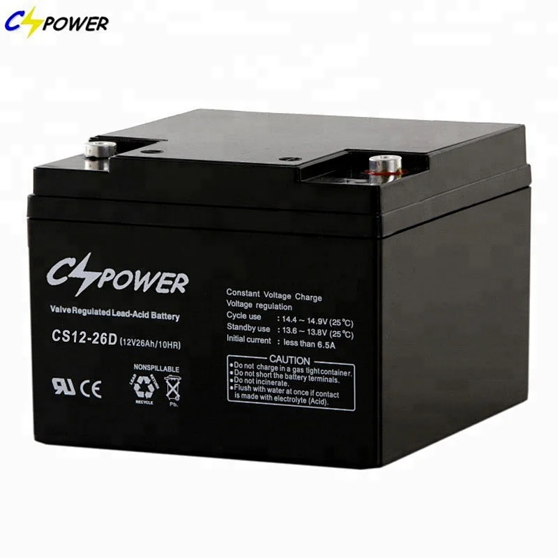 Competitive Price 12V 26ah AGM UPS Acid Storage Battery