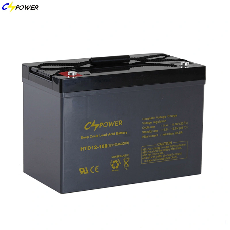12v 100ah Deep Cycle VRLA AGM Lead Acid Solar Storage Battery