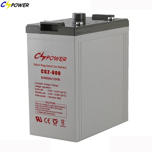 600Ah 2V Rechargeable Bateria Deep Cycle Gel Battery for Solar, UPS