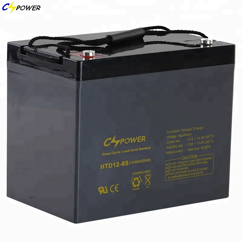 Deep Cycle AGM Batteries12v 85ah Solar Battery for Home Solar Power System