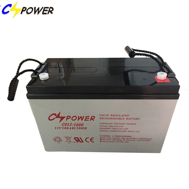 12V 100AH BATTERY FOR SOLAR WIND DEEP CYCLE VRLA -CSPOWER Battery