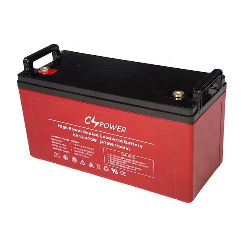 China 12V 135ah 470W/15mins Deep Cycle High Rate Discharge AGM Battery