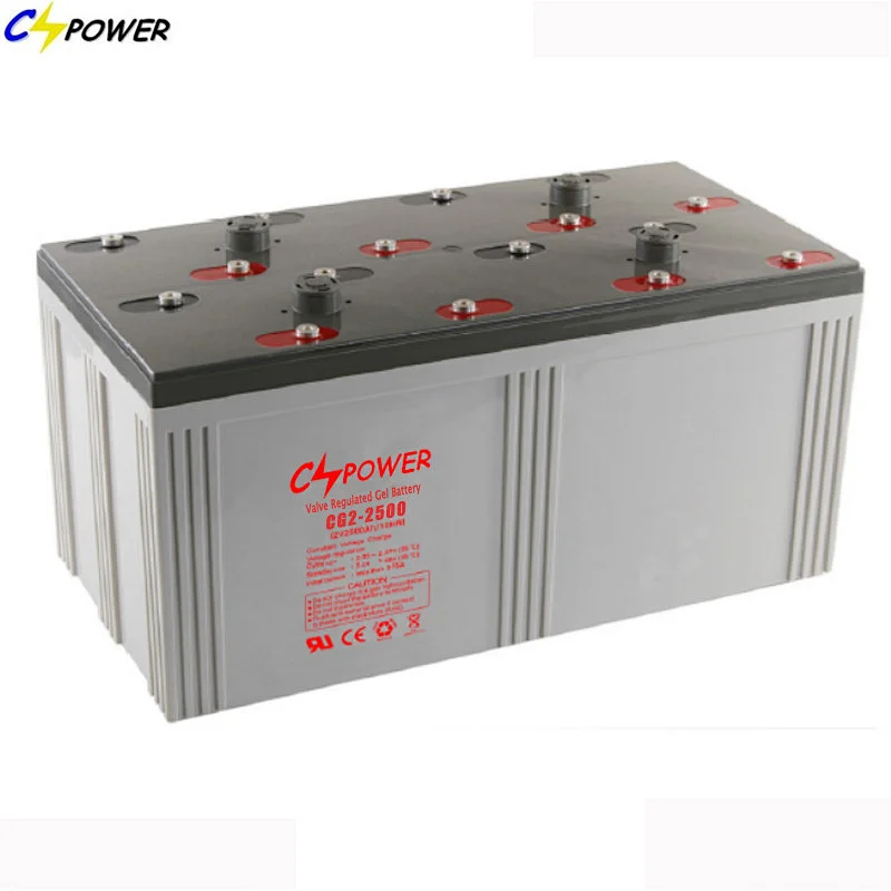 600Ah 2V Rechargeable Bateria Deep Cycle Gel Battery for Solar, UPS