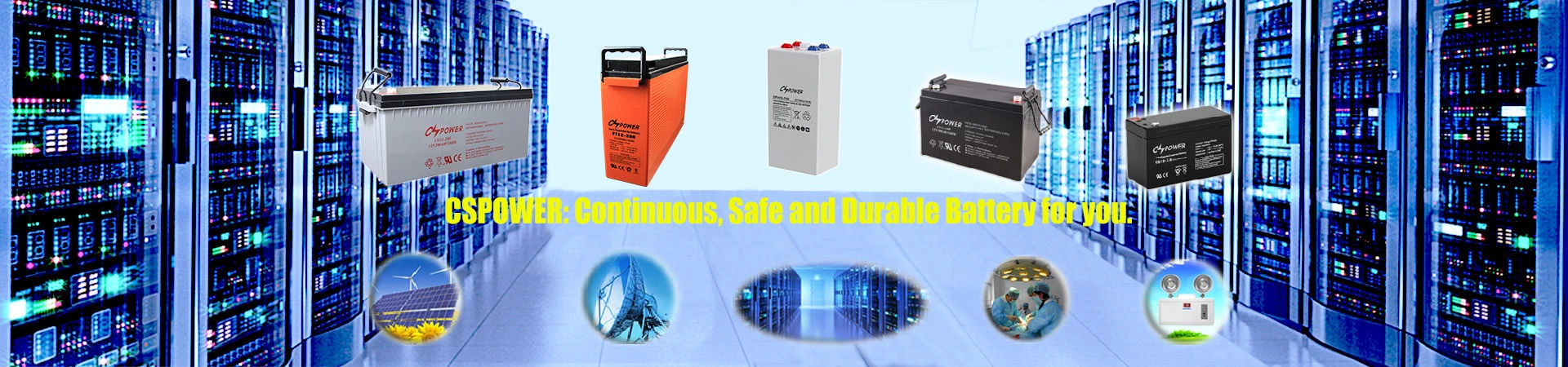 Cspower battery with UL CE certificate and 3years warranty