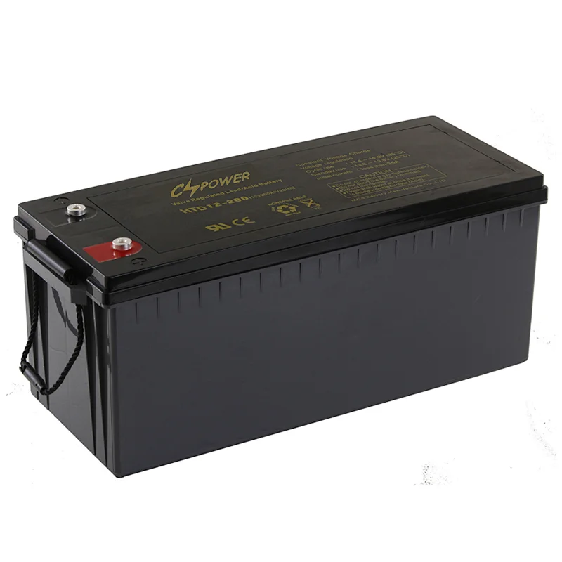 Deep cycle long life 12v battery solar energy agm 200ah with low price