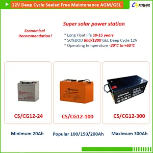AGM 12V 55Ah Deep Cycle Battery