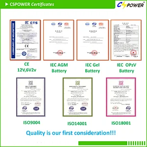 CSPOWER CH12-370W 370W/15min High discharge replacement SLA battery