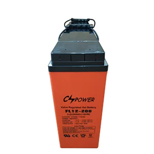 Slim Telecom Battery Front Terminal GEL Battery 12V 55Ah 200Ah