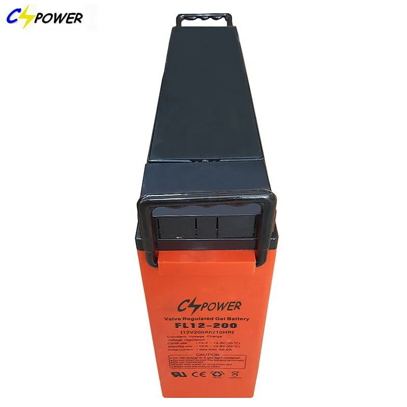 CSPOWER 12v 175ah for Solar Wind Power Backup deep cycle Slim Gel Battery