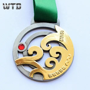Antique and Glod Marathon Sports Medals