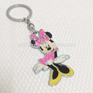 PU leather metal keychains