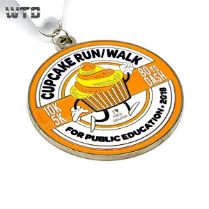 cupcake design bulk medals no minimum order