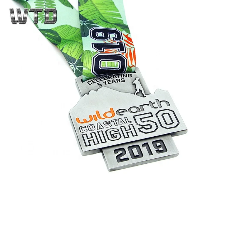marathon race sport custom medal
