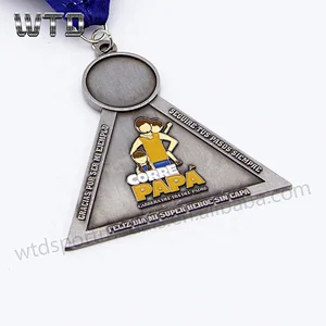 Family Fun Running Medal With Ribbon