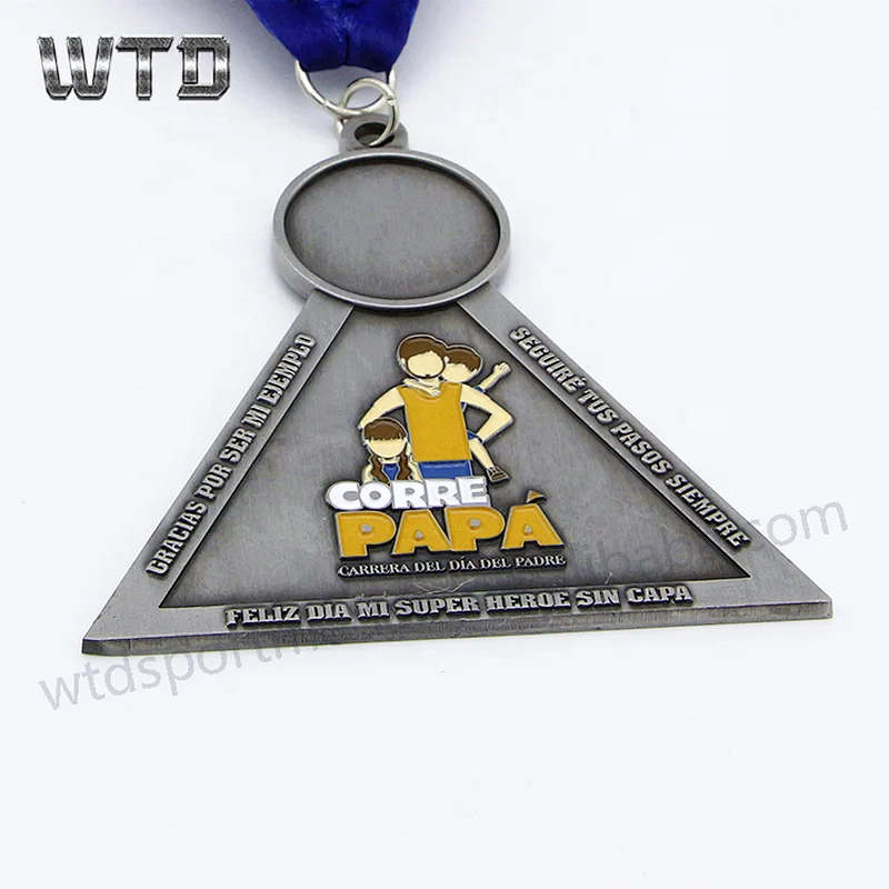 Family Fun Running Medal With Ribbon