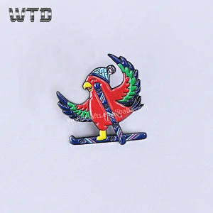 Bull soft enamel bulk badge