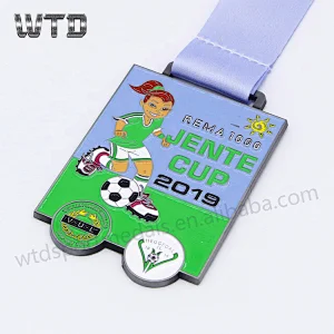 kids football award metal medal