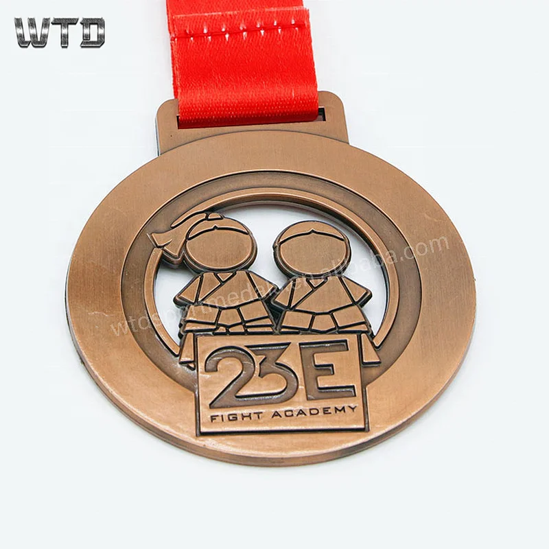 running sports 3d die cut medal