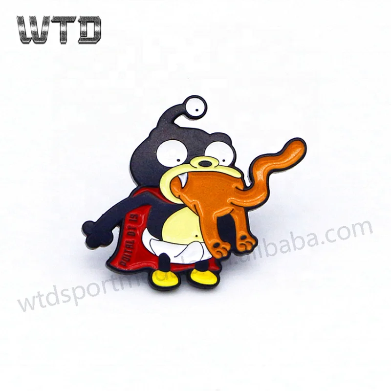 Metal soft enamel badge