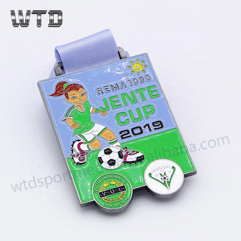 kids football award metal medal