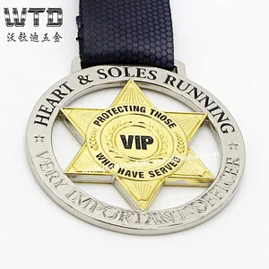 embossed 3d logo military medals