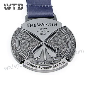 running race hollow medal