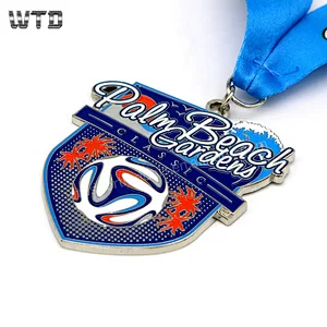 soccer football and volleyball medals