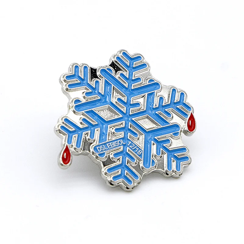 Snowflake Metal Badge