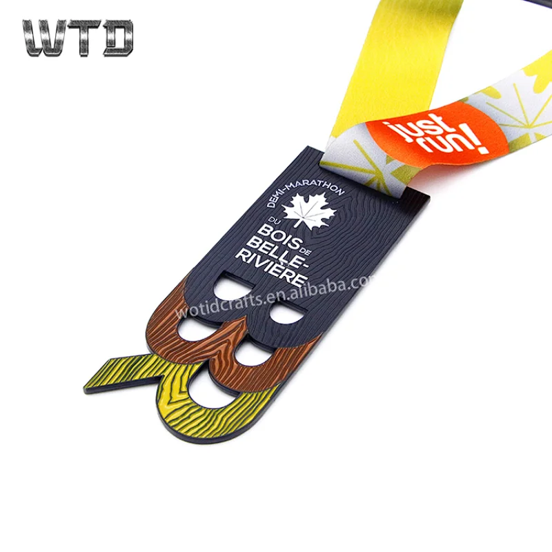 Demi-Marathon Run Medals