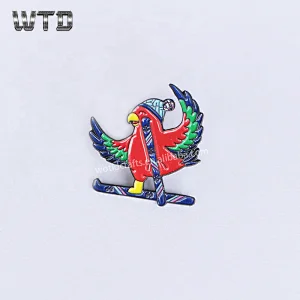 Bull soft enamel bulk badge