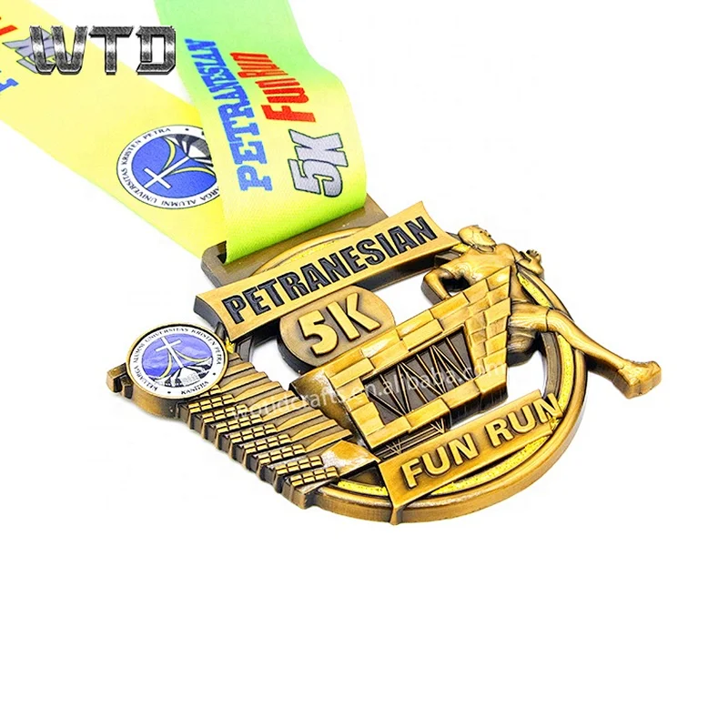 5K Fun Run Enamel Medal