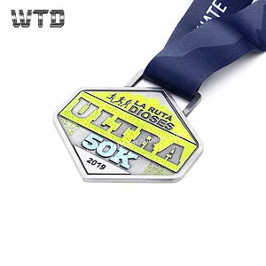ultra trail black light medal